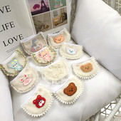 Korea stiilis koerapidu sünnipäevaks plüüs sall rinnatükk, rinnatükk, kass, sülg, rätik Bichon Frise