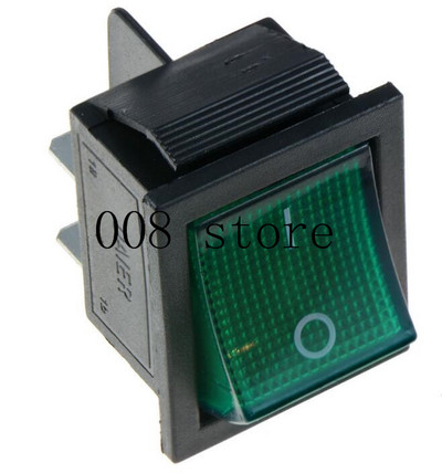 5kom preklopni prekidač s zabravljivanjem Prekidač za napajanje I/O 4 igle sa svjetlom 16A 250VAC 20A 125VAC KCD4