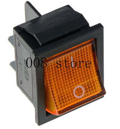 5kom preklopni prekidač s zabravljivanjem Prekidač za napajanje I/O 4 igle sa svjetlom 16A 250VAC 20A 125VAC KCD4