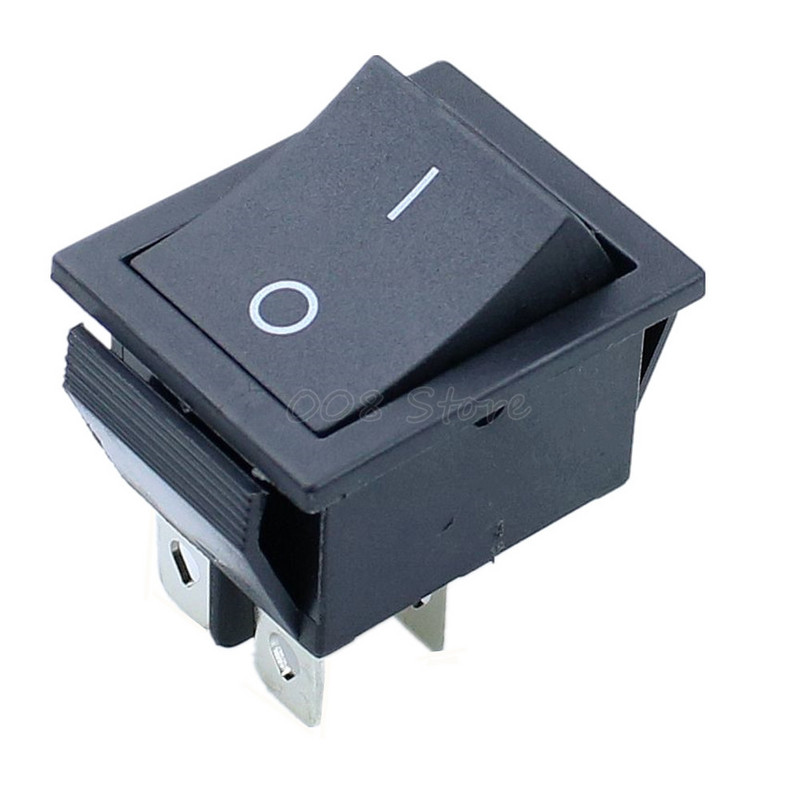 5kom preklopni prekidač s zabravljivanjem Prekidač za napajanje I/O 4 igle sa svjetlom 16A 250VAC 20A 125VAC KCD4