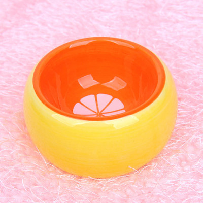 Nova slatka posuda za hranu za hrčke Keramička zdjela u boji voća Vjeverica Zlatni medvjed Zdjele za hranjenje malih kućnih ljubimaca Hrčak Oprema za kućne ljubimce