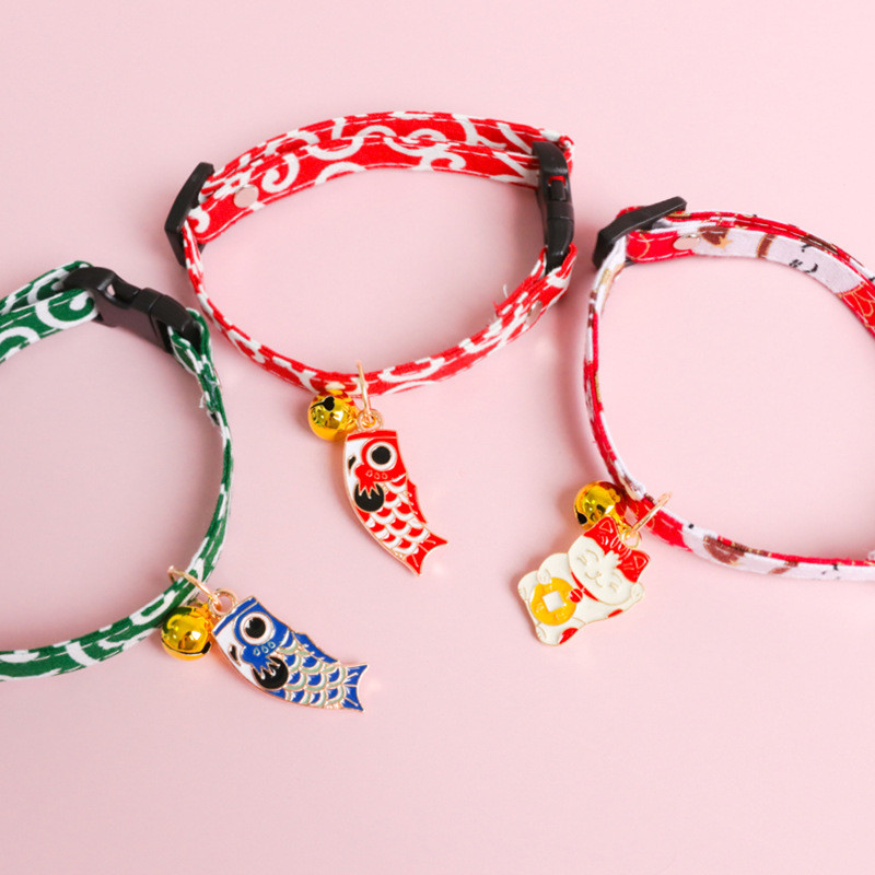 Kawaii mačka ogrlica Oprema za kućne ljubimce Slatka sretna ogrlica Mačići Roba Dodaci Zvono Privjesak Predmeti za kućne ljubimce Proizvodi Prilagodljiva veličina