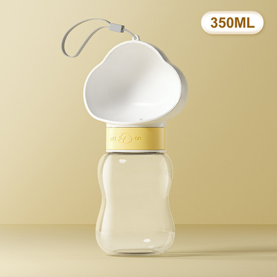 Naujas nešiojamas šunų vandens buteliuko tiekimo dubuo 2 viename šunims lauke keliaujantys vaikščiojimo geriamasis butelis šėrimo dubenys mažiems dideliems šunims