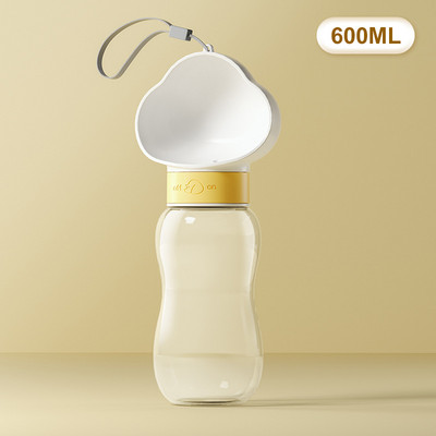 Naujas nešiojamas šunų vandens buteliuko tiekimo dubuo 2 viename šunims lauke keliaujantys vaikščiojimo geriamasis butelis šėrimo dubenys mažiems dideliems šunims