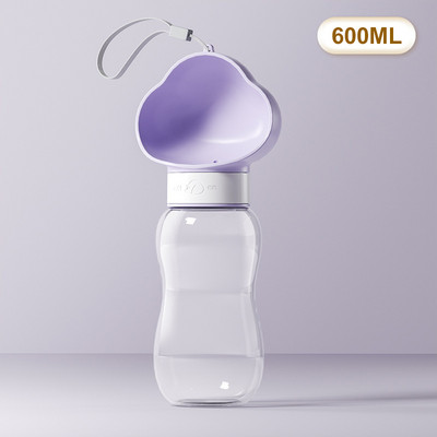 Naujas nešiojamas šunų vandens buteliuko tiekimo dubuo 2 viename šunims lauke keliaujantys vaikščiojimo geriamasis butelis šėrimo dubenys mažiems dideliems šunims