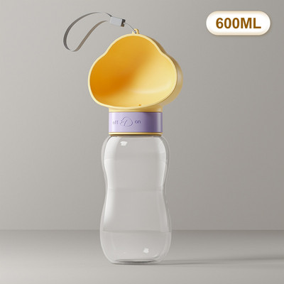 Naujas nešiojamas šunų vandens buteliuko tiekimo dubuo 2 viename šunims lauke keliaujantys vaikščiojimo geriamasis butelis šėrimo dubenys mažiems dideliems šunims