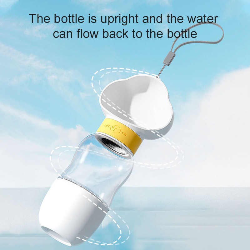 Naujas nešiojamas šunų vandens buteliuko tiekimo dubuo 2 viename šunims lauke keliaujantys vaikščiojimo geriamasis butelis šėrimo dubenys mažiems dideliems šunims