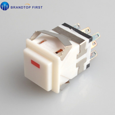 KD2-22 Trenutačni ON-(ON) četvrtasti LED osvijetljeni mali kvadratni prekidač s gumbom