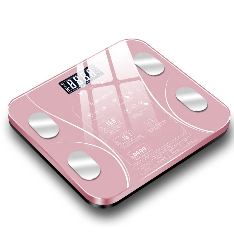 Digitalna kupaonska vaga za masnoću, LED zaslon, vaga za tjelesnu masnoću, elektronska vaga, vaga za ljudsko zdravlje