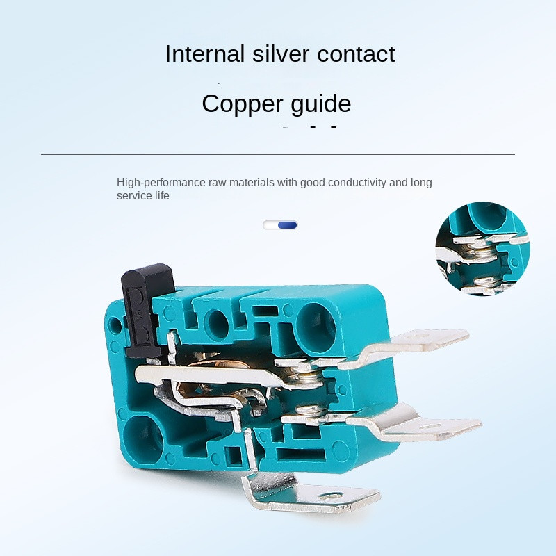 collu pogas slēdzis labā leņķa divu tapu mikroslēdzis Kw3-0z gaismas kontakta slēdzis Kw3-oz 16A sudraba kontakts