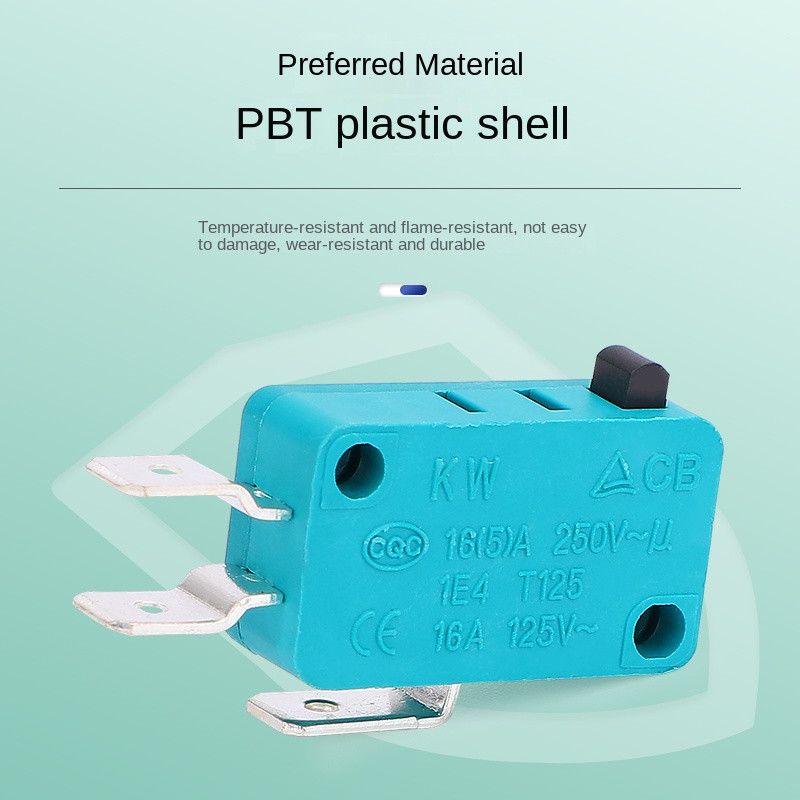 collu pogas slēdzis labā leņķa divu tapu mikroslēdzis Kw3-0z gaismas kontakta slēdzis Kw3-oz 16A sudraba kontakts