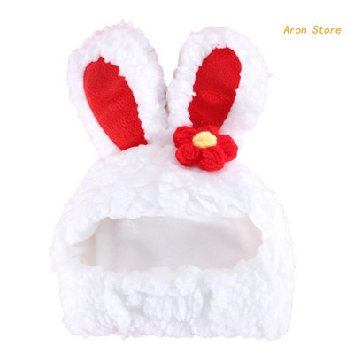 Mačke Kape Šešir za kućne ljubimce s ušima Slatki oblik zečića Mekani udobni dodaci za kostime zečevi Plišani materijali sigurni za životinje