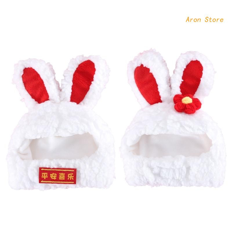 Mačke Kape Šešir za kućne ljubimce s ušima Slatki oblik zečića Mekani udobni dodaci za kostime zečevi Plišani materijali sigurni za životinje