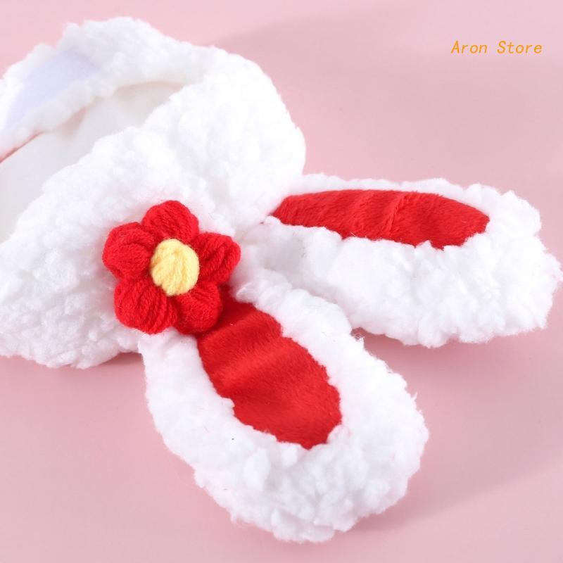 Mačke Kape Šešir za kućne ljubimce s ušima Slatki oblik zečića Mekani udobni dodaci za kostime zečevi Plišani materijali sigurni za životinje