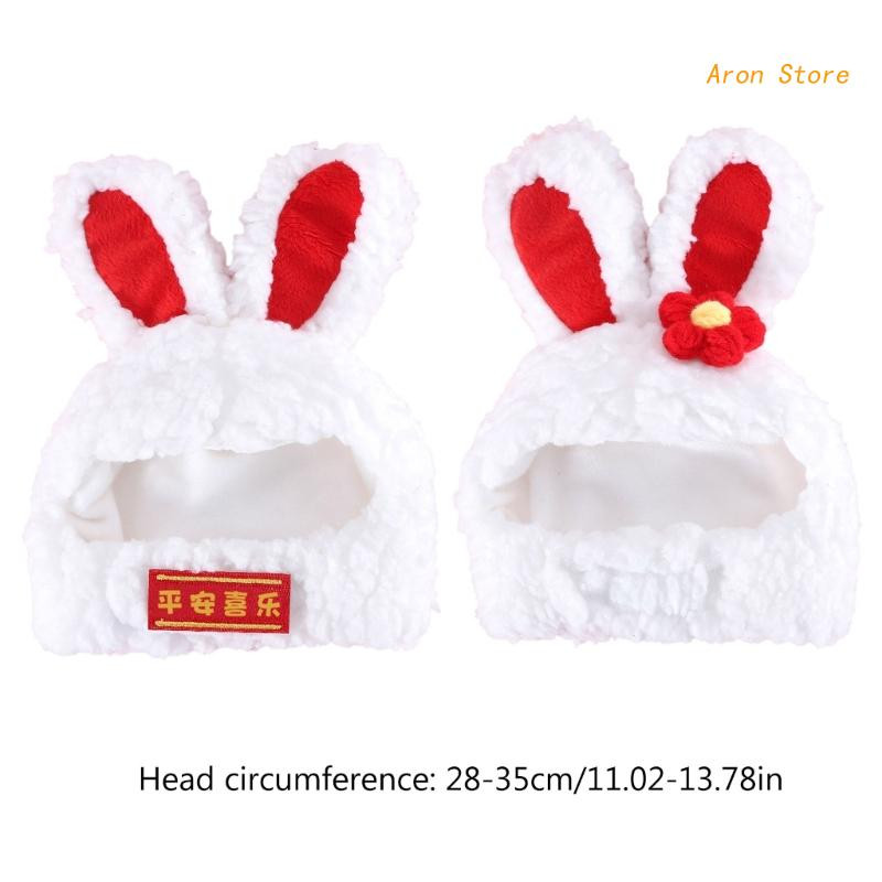 Mačke Kape Šešir za kućne ljubimce s ušima Slatki oblik zečića Mekani udobni dodaci za kostime zečevi Plišani materijali sigurni za životinje