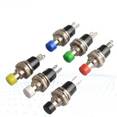 10 gab. 7 mm īslaicīgs spiedpogas slēdzis Nospiediet atiestatīšanas slēdzi Momentary On Off Spiedpoga Mikroslēdzis Parasti atvērts NĒ