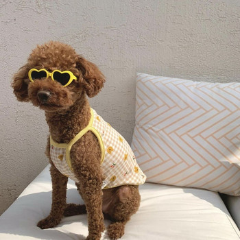 Ins Style Pet Dog Cat Sunglasses Cute Heart Sun Flower Glasses for Puppy Kitty Pets Funny Eyewear Photos Reps Party Decoration