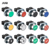 1Gb 22 mm pogas slēdzis pašatiestatīt XB2 plakanā spiedpoga avārijas apturēšanas palaišana NO/NC barošanas slēdzis B2-BA4342 XB2-BA31 XB2-BA42