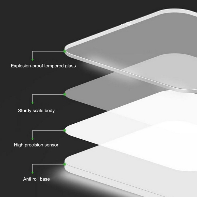 Vaga za tjelesnu masnoću Digitalna BMI Težina kostiju Kupaonska vaga Max pametna kućanska vaga Mala vaga za masnoću LED digitalna vaga
