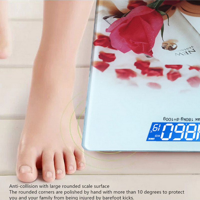 Profesionalna elektronička vaga, digitalna precizna vaga, elektronička stojeća mini digitalna vaga za kupanje, tijelo