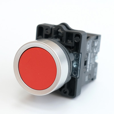 1Pcs XA2 CA31 Plastični Ponovno pokretanje Napajanje Start Stop Trenutačno pritisni prekidač Normalno otvoren NO NC Crveno Zeleno Žuto Bijelo 22 mm