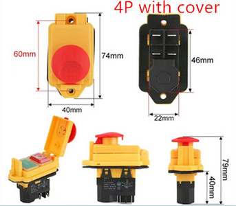 1 tk elektriku lüliti KLD-28 KLD-28A elektromagnetiline käivitusnupp tööpinkide tarvikud IP55 veekindel magnet 28A