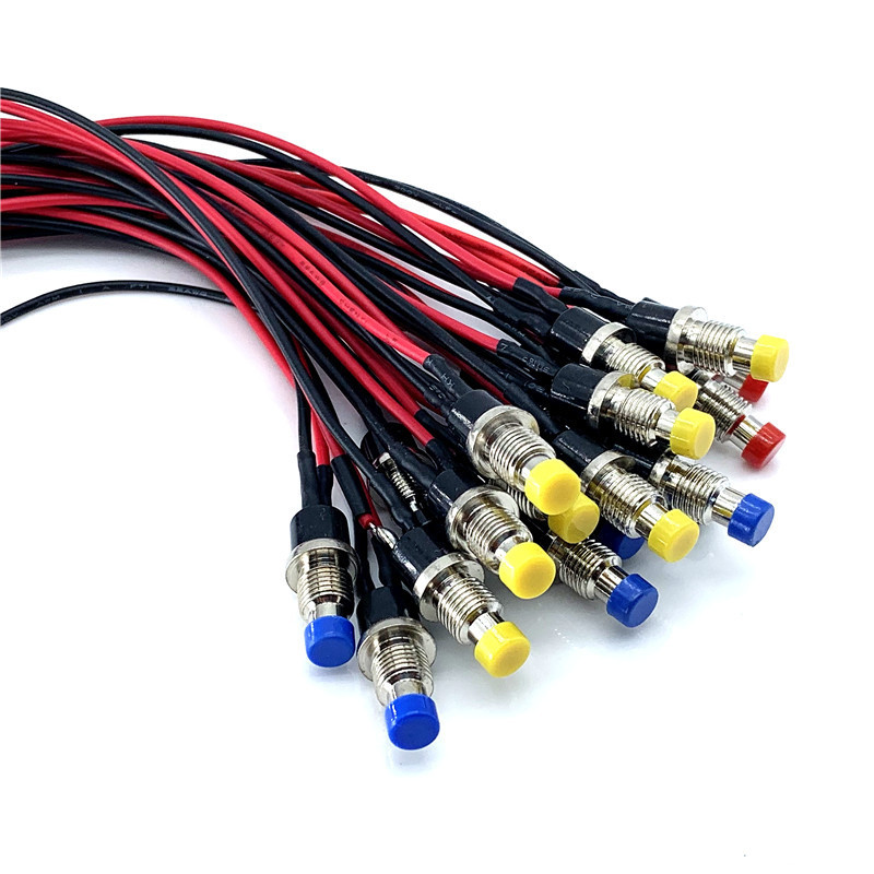 5 komada PBS-110 7 mm tipkalo za trenutni prekidač pritisnite prekidač za trenutno resetiranje na tipkalo za isključivanje normalno otvoren mikro prekidač ne