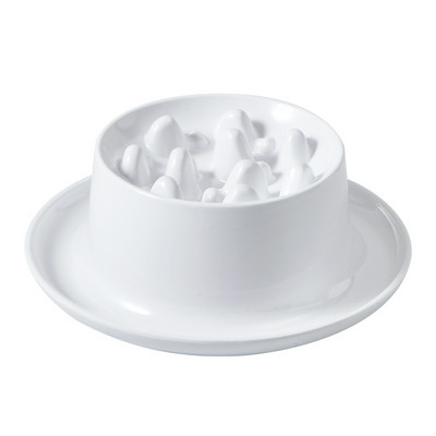 Slow Food Basin mājdzīvnieku galda piederumi kaķiem un suņiem, universāli, lai novērstu aptaukošanos no pārāk ātras ēšanas kakla aizsardzībai mājdzīvnieku piederumi