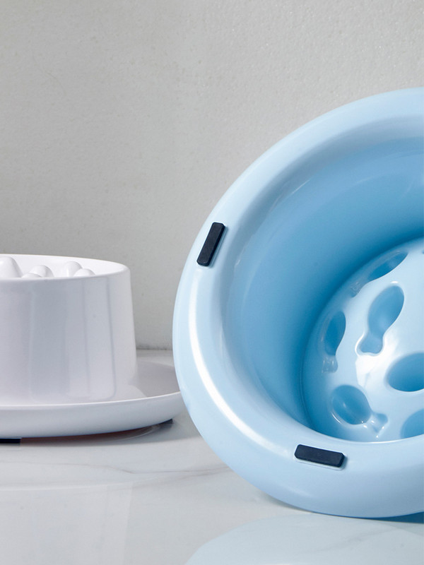 Slow Food Basin mājdzīvnieku galda piederumi kaķiem un suņiem, universāli, lai novērstu aptaukošanos no pārāk ātras ēšanas kakla aizsardzībai mājdzīvnieku piederumi