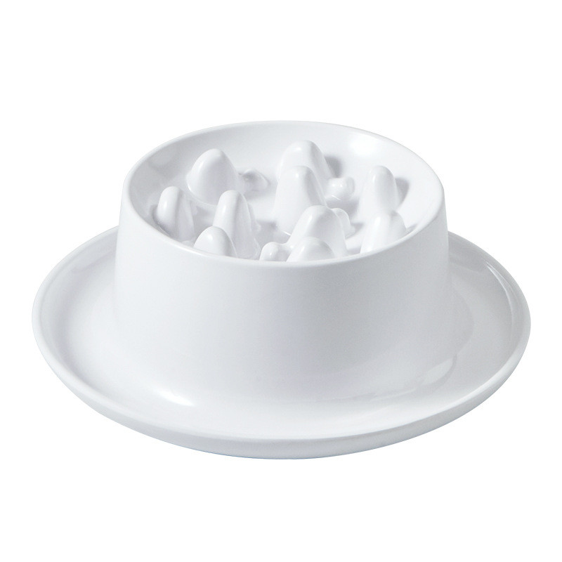 Slow Food Basin mājdzīvnieku galda piederumi kaķiem un suņiem, universāli, lai novērstu aptaukošanos no pārāk ātras ēšanas kakla aizsardzībai mājdzīvnieku piederumi