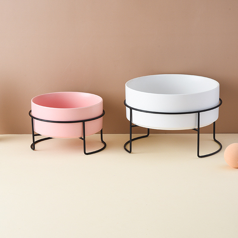 1800 ml koeratoit veekausid keraamilised kõrgendatud kassi joomine söötjad põhjamaise lemmiklooma suure mahutavusega kauss