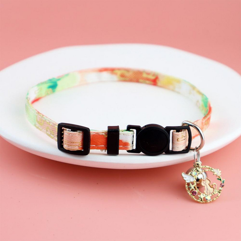 Ogrlica za kućne ljubimce Fleksibilna ogrlica za kućne ljubimce sa zvončićima Izvrsna kopča za lako nošenje Mačka Ogrlica za pse Sigurnosni pojas