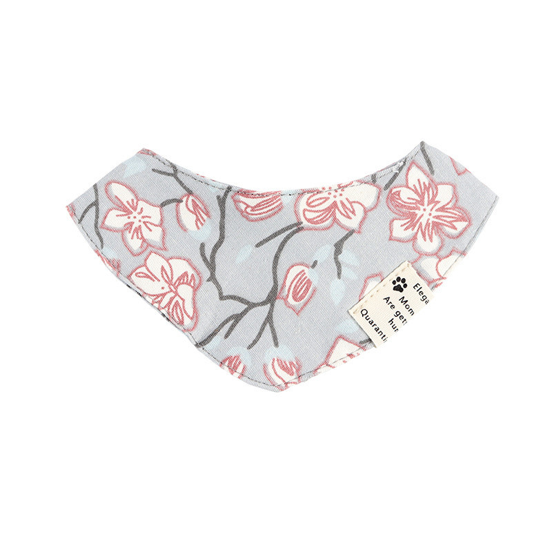 Lemmikkassi süljerätik Koera kaelarihm rinnatükk Väike koeralill Ühekihiline trükitud kolmnurk sall Lemmikloomade rõivad Aksessuaarid Tooted