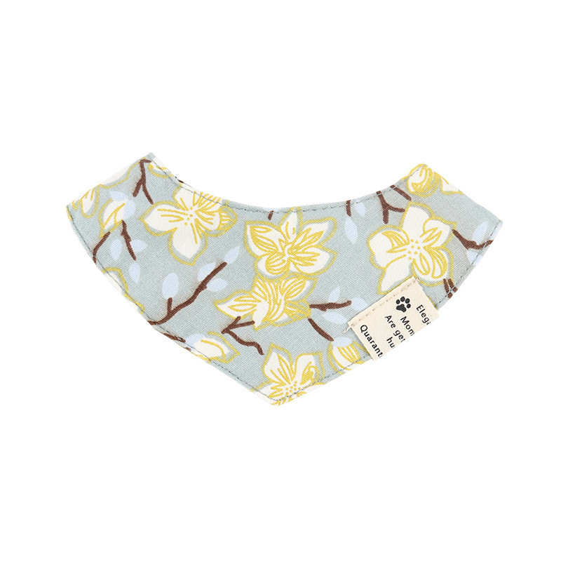 Lemmikkassi süljerätik Koera kaelarihm rinnatükk Väike koeralill Ühekihiline trükitud kolmnurk sall Lemmikloomade rõivad Aksessuaarid Tooted