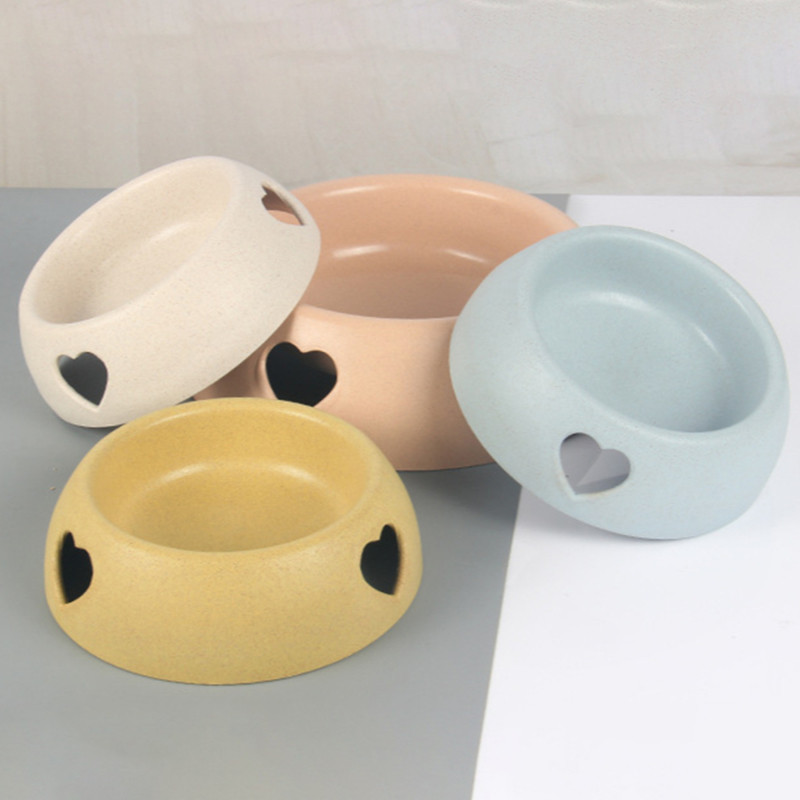 Kaķu suņu bļodas Padevēji Bļoda Plastmasas mīlas lolojumdzīvnieku barība Ūdens bļoda Neslīdošs mājdzīvnieku piederumi Suņu kaķu barošanas bļoda Necaurlaidīga krāsaina bļoda