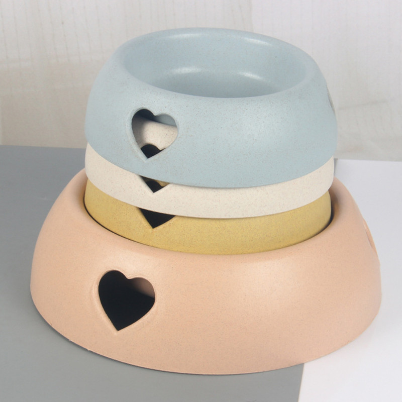 Kaķu suņu bļodas Padevēji Bļoda Plastmasas mīlas lolojumdzīvnieku barība Ūdens bļoda Neslīdošs mājdzīvnieku piederumi Suņu kaķu barošanas bļoda Necaurlaidīga krāsaina bļoda