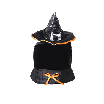 Halloween Pet Hat Kitten Hallowmas Headwear Dog Wizard Headdress Cat Magic Cap Puppy Cute All Saints\' Day Clothing Supplies