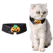Pet Cat kaelarihm Halloween Pumpkim Koerte kaelarihm Pet Cat Holiday Aksessuaarid Lemmikloomade peokaunistused Lemmikloomatarbed
