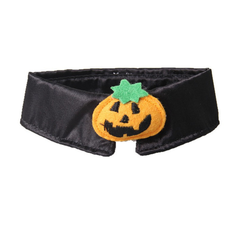 Pet Cat kaelarihm Halloween Pumpkim Koerte kaelarihm Pet Cat Holiday Aksessuaarid Lemmikloomade peokaunistused Lemmikloomatarbed