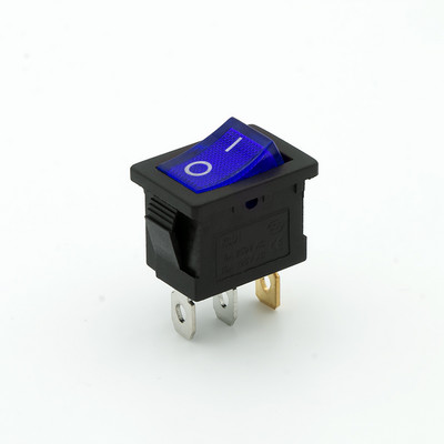 5 TK KCD1 klahvlüliti valgusega 3kontaktiline 4kontaktiline 6pin 6A/250V 10A/125VAC Punane Sinine Roheline Kollane Kaheastmeline kolmeastmeline toitelüliti