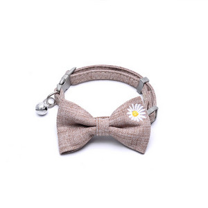 Ogrlica za kućne ljubimce Jednobojna ogrlica za mačke s mašnama i zvonom Oprema za kućne ljubimce Oprema za mačke Dodaci za mačiće Dodaci za pse za male pse