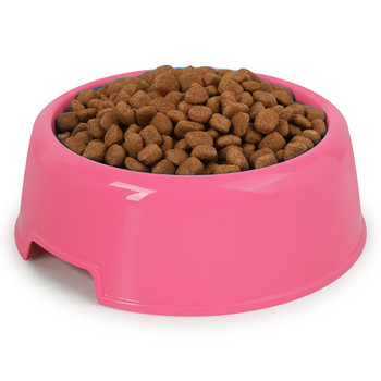1 τμχ Υψηλής ποιότητας μονόχρωμα μπολ για κατοικίδια Ζωηρόχρωμο ελαφρύ πλαστικό μονό μπολ Μικρό μπολ για σκύλους γάτα για κατοικίδια Προμήθειες διατροφής κατοικίδιων