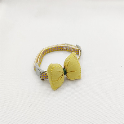 Ogrlica od tkanine za kućne ljubimce Karirana mašna Lagana ogrlica za mačke i pse Ogrlica sa zvonom za mačke Psići Nakit Oprema za kućne ljubimce