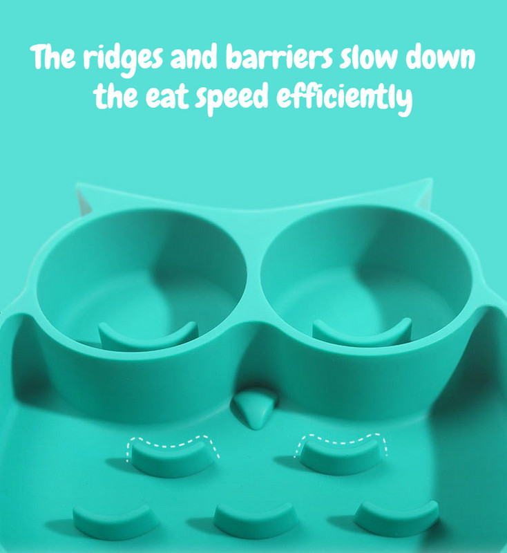 Jinbide zdjela za pse spora hranilica izrađena od silikonske podloge za lizanje prilagođene hrani Dodaci za pse pribor za kućne ljubimce Comedero Perro Mascotas Neklizajuće