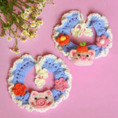 Kaķu kaklasiksna Mājas rokasgrāmata Jaunais gads Krāsainas siekalu dvieļu kaklasiksnas Kaķēns Suns Tedijs Mazie suņi Aušana Mascotas Navidad новый год