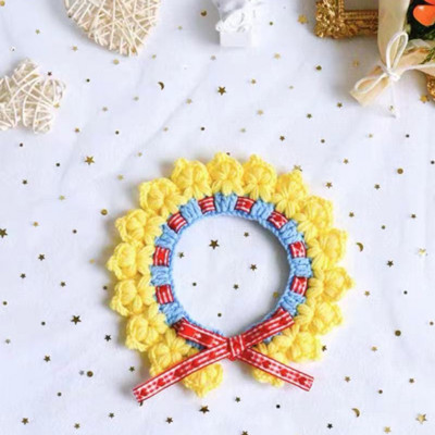 Kaķu kaklasiksna Mājas rokasgrāmata Jaunais gads Krāsainas siekalu dvieļu kaklasiksnas Kaķēns Suns Tedijs Mazie suņi Aušana Mascotas Navidad новый год