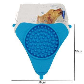Μπλε φορητό σταθερό μαξιλαράκι λείανσης σκύλου αναρρόφησης Κύπελλο μπολ Σκύλος αργός τροφοδότης Πλάκα μεταφοράς κατοικίδιων σιλικόνης Μπάνιο με τις καλύτερες πωλήσεις προμήθειες για κατοικίδια
