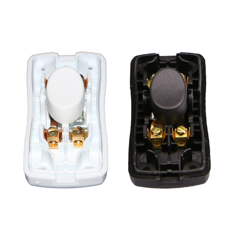 250V 10A Prekidač za stolnu svjetiljku Linijski prekidač Ponovo spojiv srednji prekidač DIY Priključci prekidača za kabel za napajanje