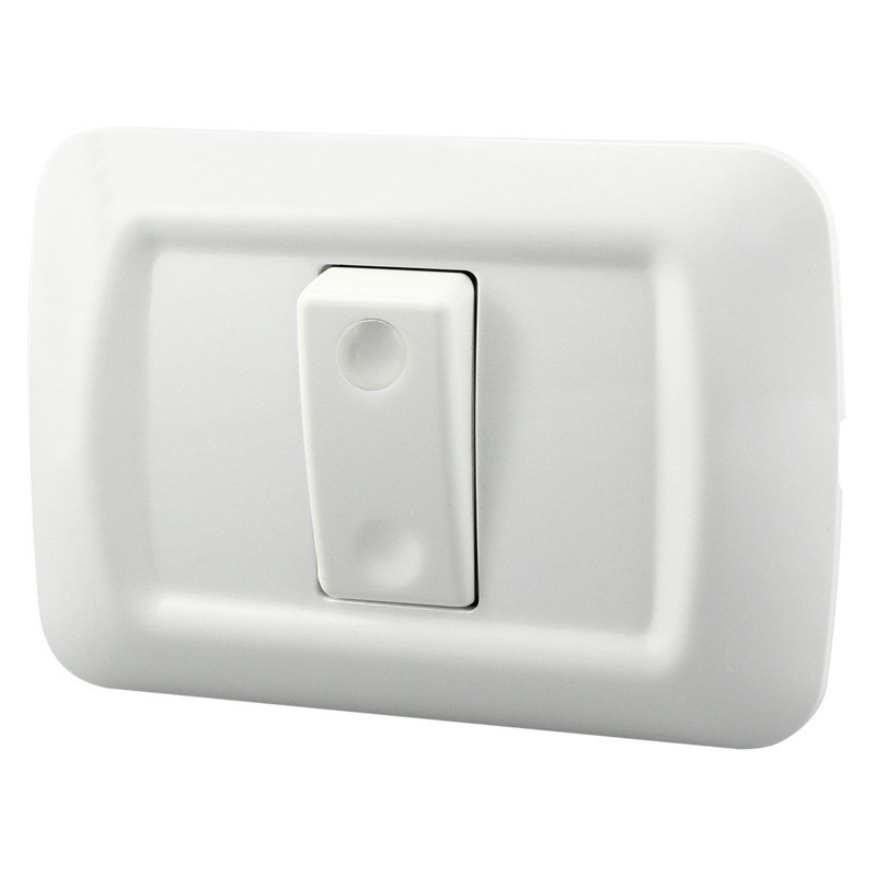 Itaalia standardne 118 mm arvutipaneel seinalüliti majapidamises kasutatava toiteallika jaoks 1 rühma ühesuunaline lüliti 250 V 16 A