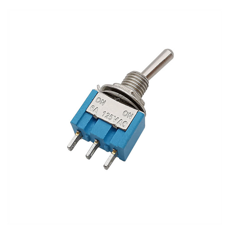 2/5 tk SPDT mini lüliti 3-kontaktiline SISSE-VÄLJA-SEES / SISSE-SISSE 2/3 asendi miniatuursed toitenupu lülitid 6A 125V AC MTS-102 MTS-103